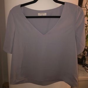Babaton from Aritzia Randy Blouse in Lilac Grey M